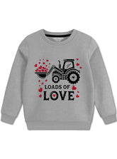 Heartwarming Loads of Love Tractor Fleece Sweatshirt For Boys